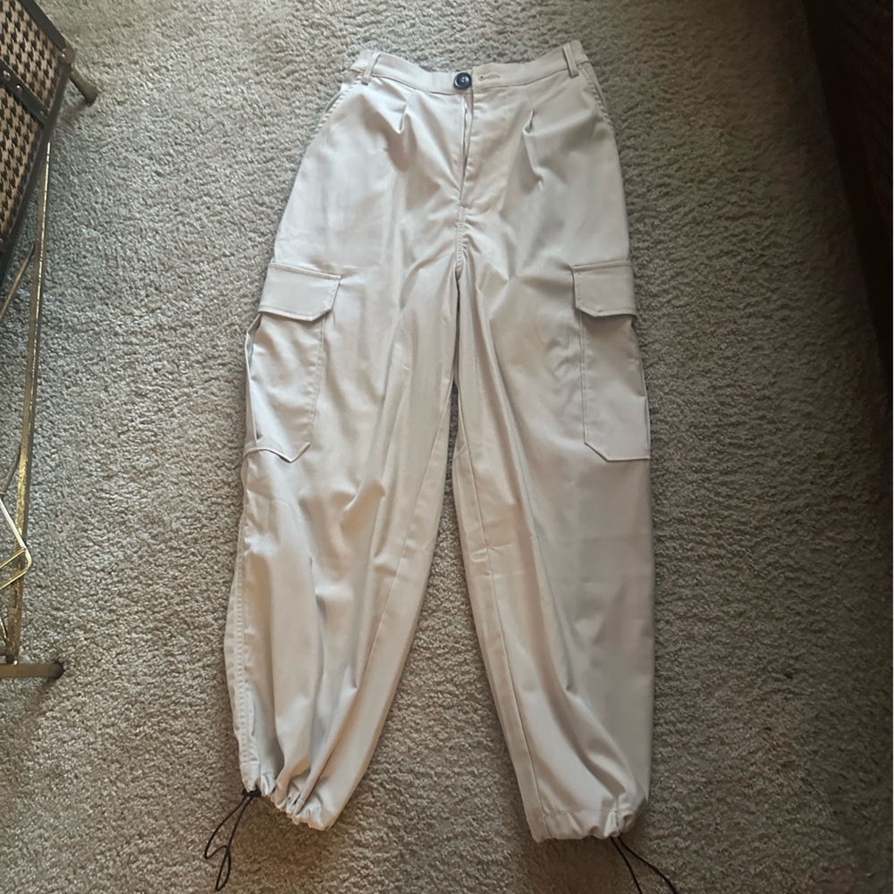 Jluxlabel cargo pants tan size small